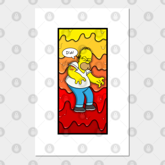 Homer Simpson Doh Homer Simpson Posters And Art Prints Teepublic Uk