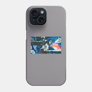 Cat Blue Phone Case