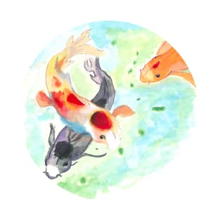 Koi fish River T-Shirt