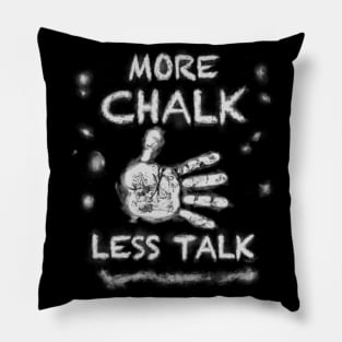 More Chalk Less Talk Bodybuilding Fitness Pillow