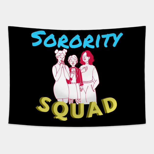 Sorority Fraternity Squad Tapestry by Tecnofa