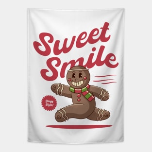 Joyful Gingerbread Man Tapestry