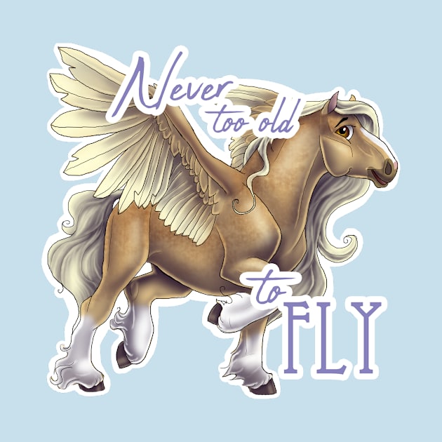 Never Too Old to Fly by Unicornarama