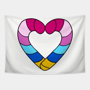 Candy Cane Pride Tapestry