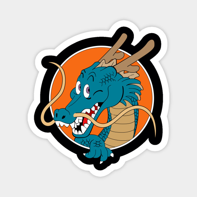 Dragon Ball Z Logo Dragon Shenron Magnet Teepublic