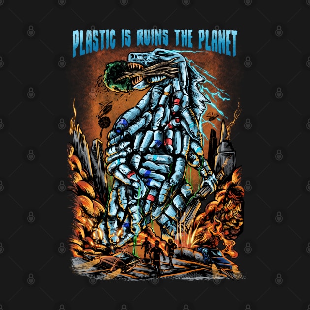 PLASTIC POLLUTION by AWANG ART STUDIO