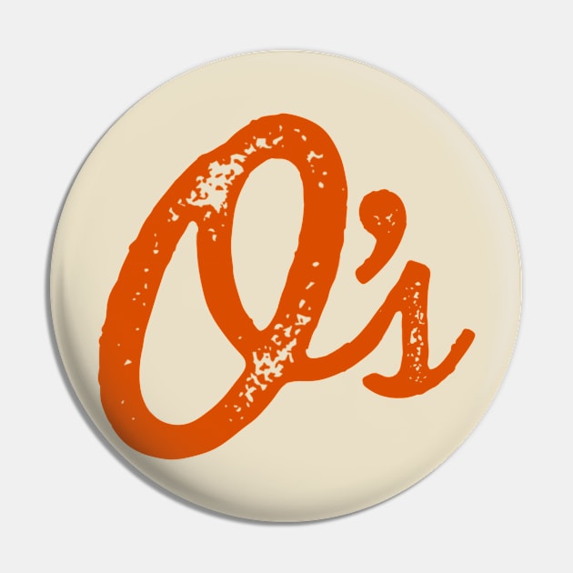 O's Pin by Throwzack