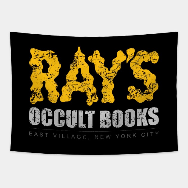 Ray's Occult Books (Ghostbusters II) Tapestry by GraphicGibbon