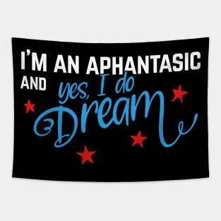 Aphantasics do dream, funny aphant, aphantasia Tapestry