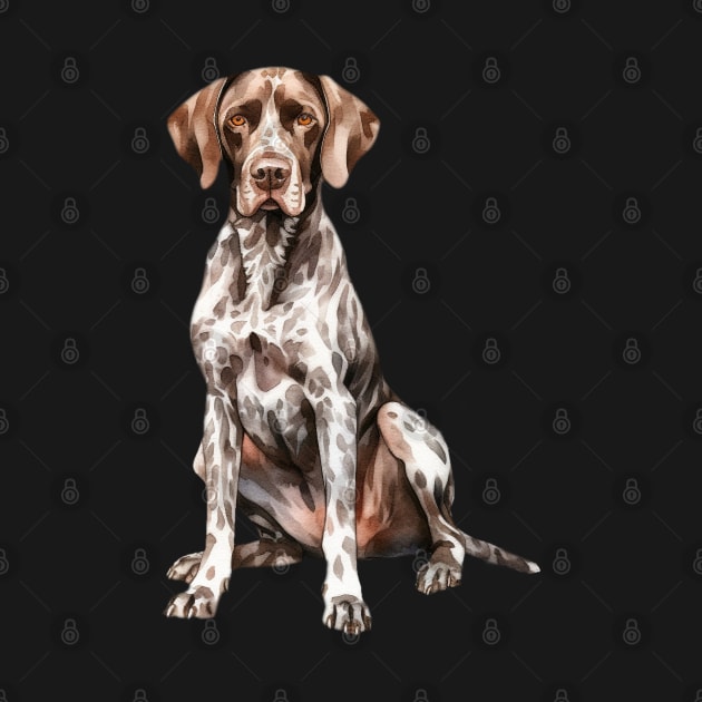 German Shorthaired Pointer by DavidBriotArt