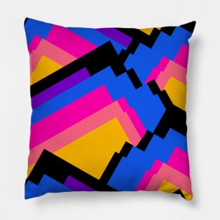 Vibrant pattern peaks Pillow