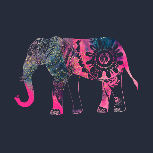 Mandala Elephant Splash by digitaldoodlers