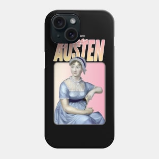 Jane Austen - Retro Aesthetic Fan Design Phone Case