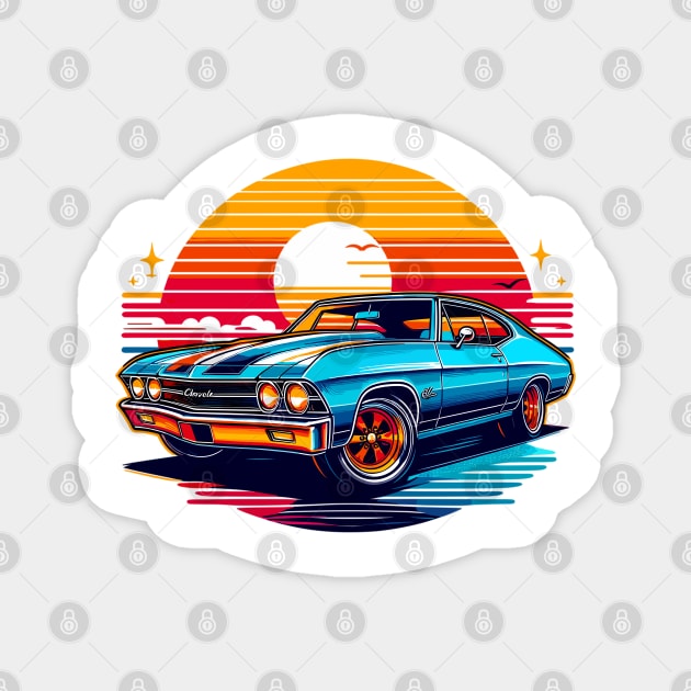 Chevrolet Chevelle Magnet by Vehicles-Art