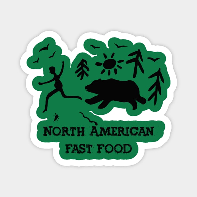 North American fast food Magnet by Voishalk