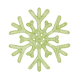 Snowflake (green) T-Shirt