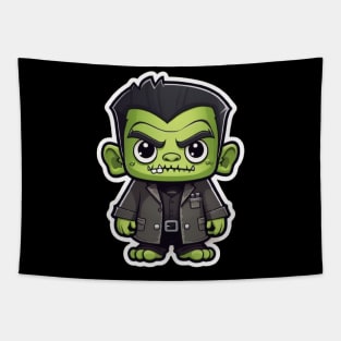 Cute Little Frankenstein Monster Tapestry