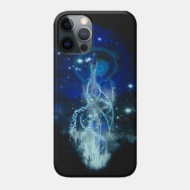 dancing with fireflies - blue version - Firefly - Phone Case