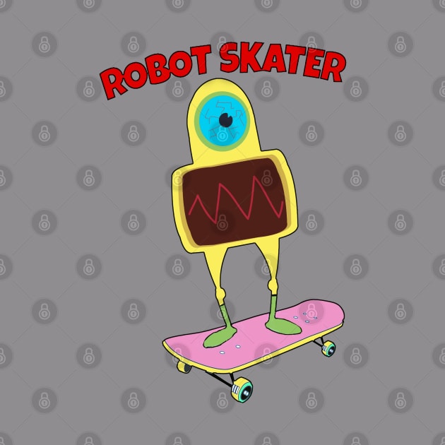 Robot  skater by MAGICOART