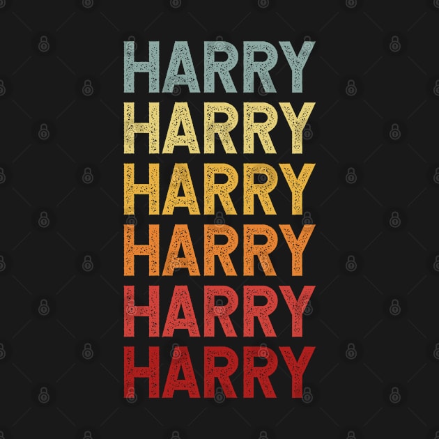 Harry Name Vintage Retro Gift Named Harry by CoolDesignsDz