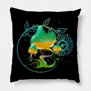 Strange Art Series Art 10 Shroom Garden Pillow