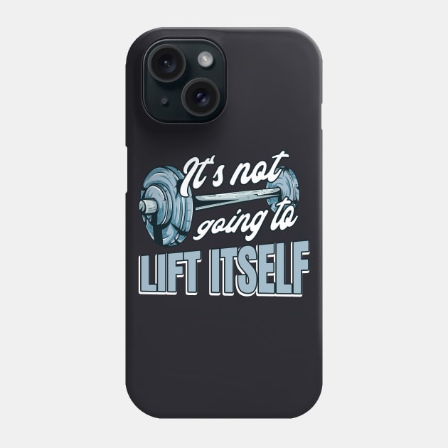 Dumbbell Weightlifter Motivation Phone Case by Foxxy Merch