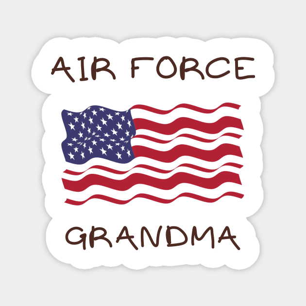 Air force grandma Magnet by IOANNISSKEVAS