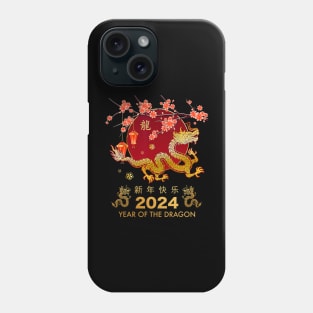 Chinese Lunar New Year 2024 Year of the Dragon zodiac sign Phone Case