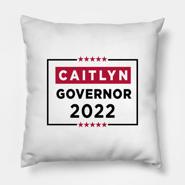 Caitlyn Jenner for California Governor Pillow by rsclvisual