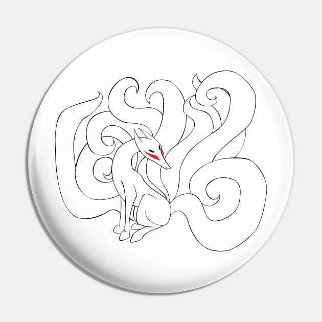 Ketsune's Shadow-light Pin by steelwingakira