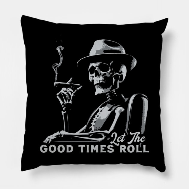 Let The Good Times Roll Pillow by Trendsdk