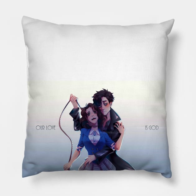 Our love is God Pillow by glamist