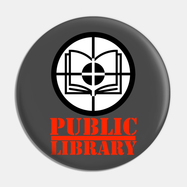 Public Library Pin by zombill