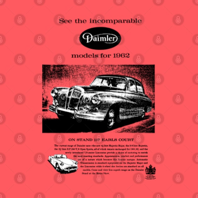 1962 DAIMLER - advert by Throwback Motors