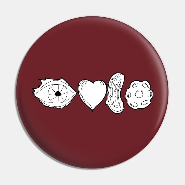 I love pickle ball in black and white Pin by JWCoenMathArt