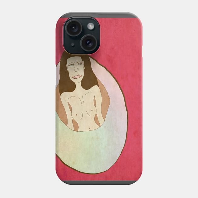 Nude in Egg Phone Case by ArtsyPieces