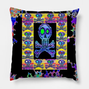 urban pirate 77 Pillow