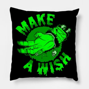 Make a Wish (green) Pillow