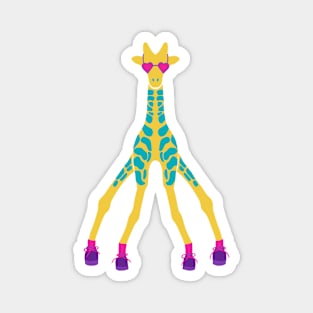 Y2K Giraffe in Sunglasses Magnet