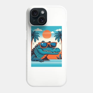 Cool Blue Gator Phone Case