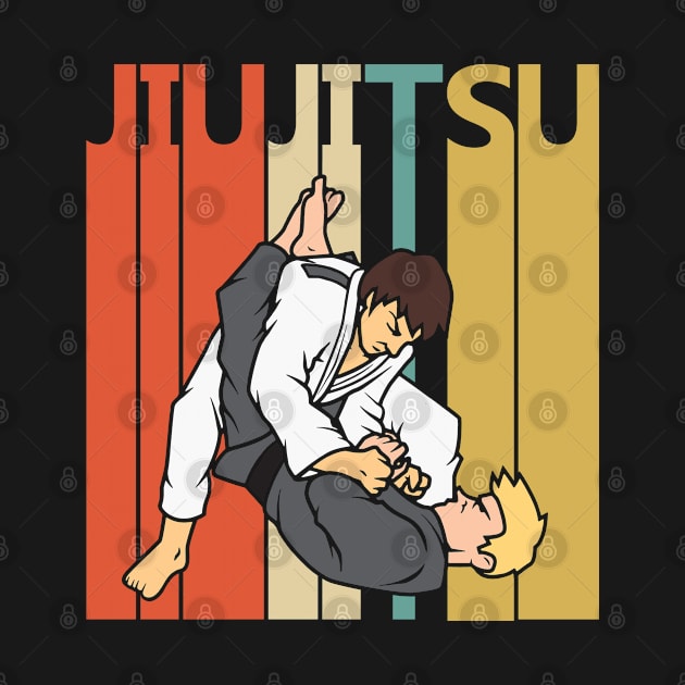 Vintage Jiujitsu Lover Gift by GWENT