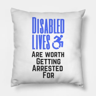 Disabled Disobedience Pillow