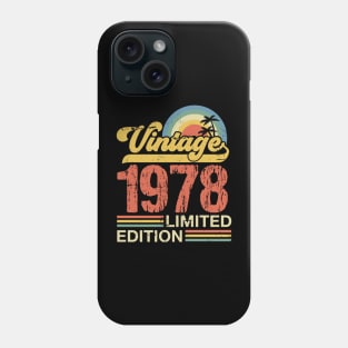 Retro vintage 1978 limited edition Phone Case