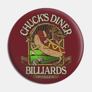 Chucks Diner & Billiards 1981 Pin