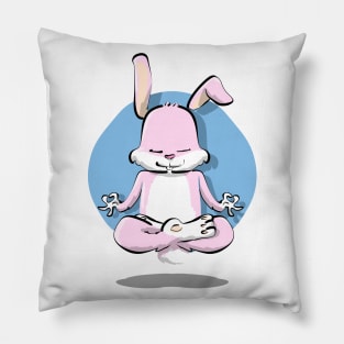 Yoga Spiritual Bunny Pet Owners Pillow