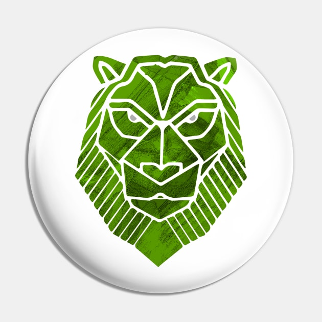 Lion Face wildlife Pin by denissmartin2020