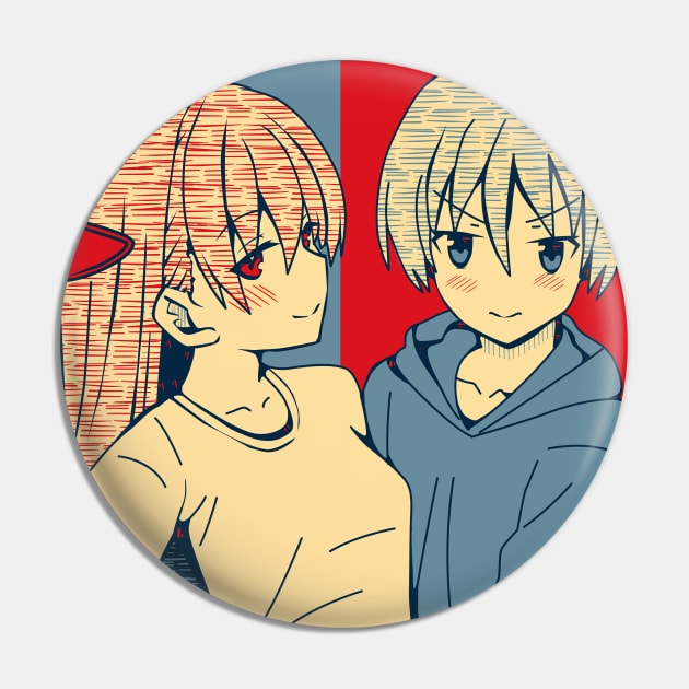 Tonikaku Kawaii - Anime Poster Pin by Dokey4Artist