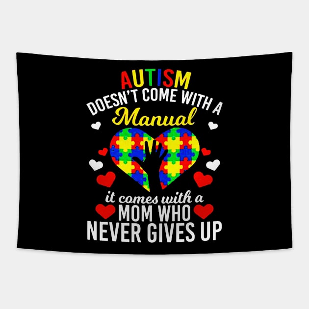 Autism Mom Tapestry by szymonnowotny8