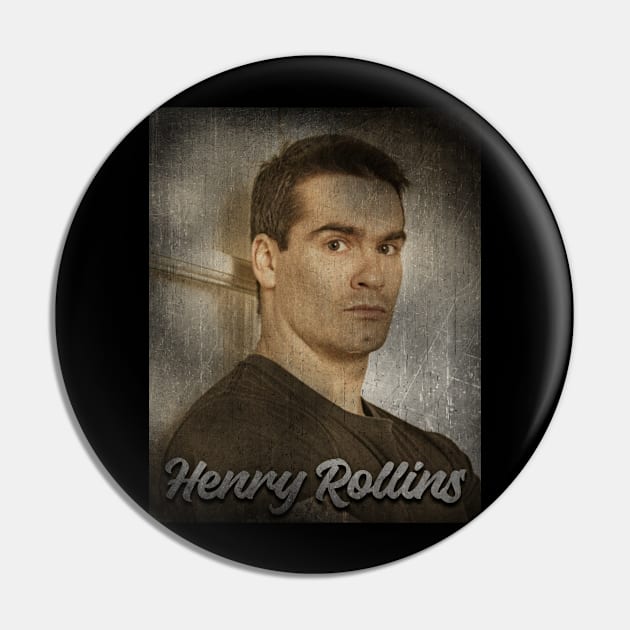 Vintage Henry Rollins Pin by Ihkwan Art