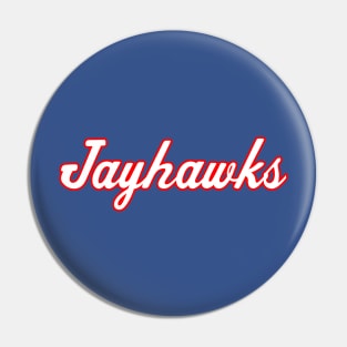 Jayhawks Retro Script Pin